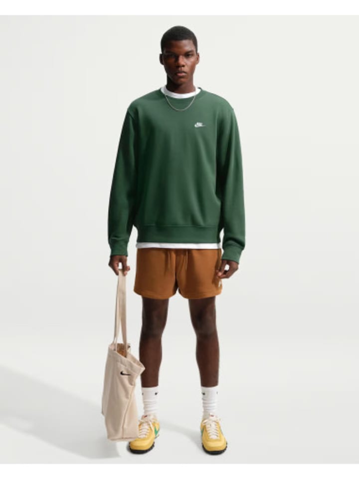 Langarmtrikot Club in Fir/White