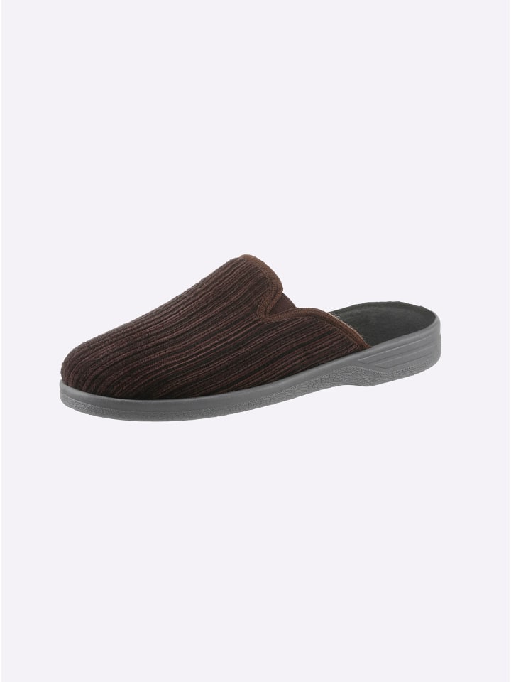 Pantoffel in braun