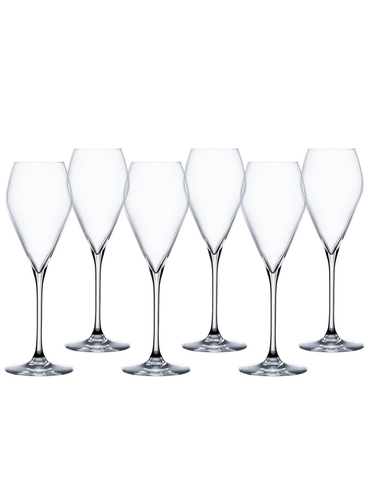 6er Set Champagnergläser Sparkling Party in 230 ml in transparent