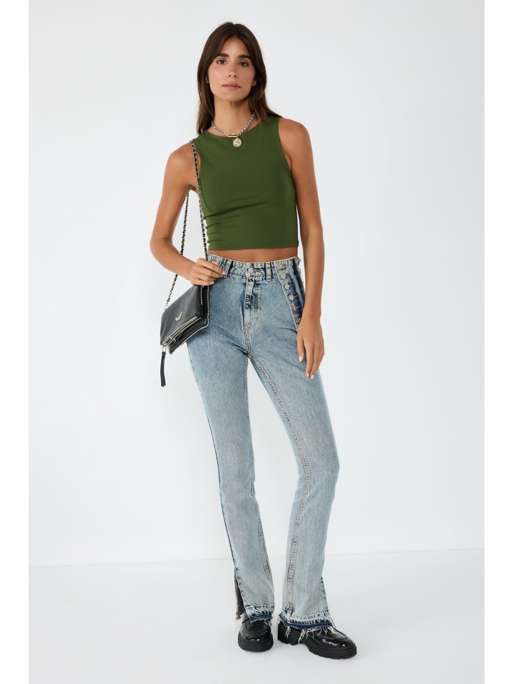 Blouse in Khaki