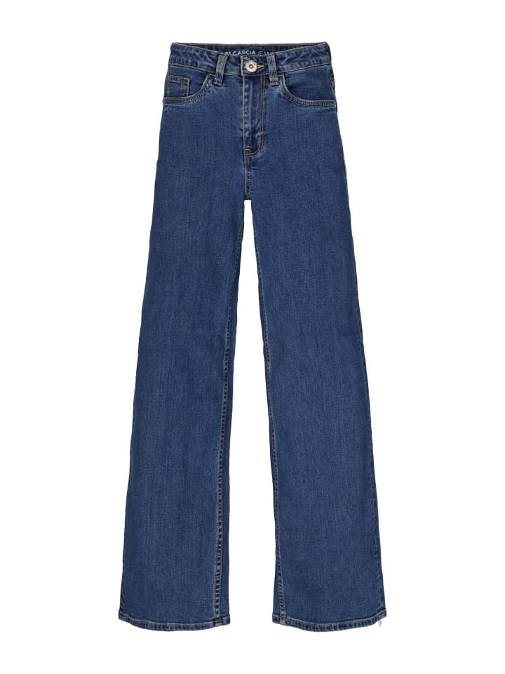 Wide-Leg-Jeans Annemay High-Waist in dark used