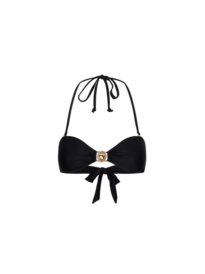 Bikini-Top Amour Bandeau Top in Black