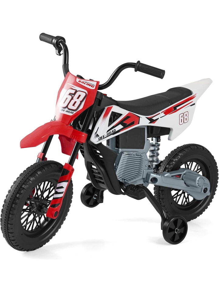 12V Kinder Motorrad elektrisch in Rot
