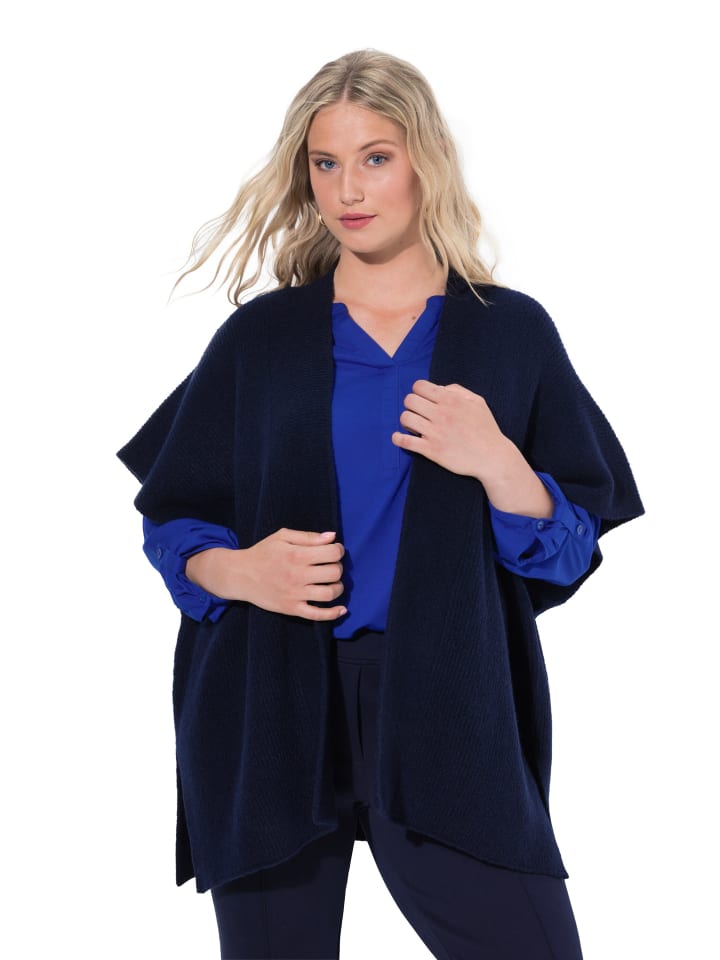 Strickjacke in marine
