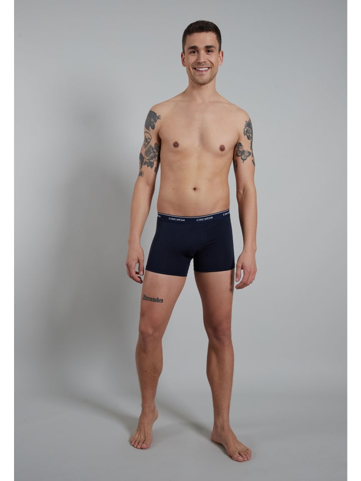 Pants 2Er Pack Monza in blau-dunkel-uni