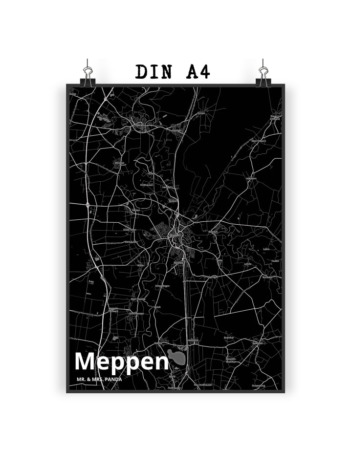 Plakat Meppen mit Spruch in Keine Angabe