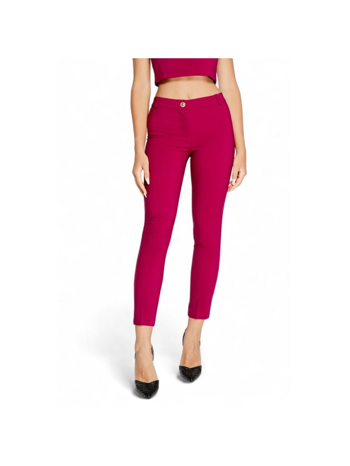 Bordeaux Polyester Freizeithose
