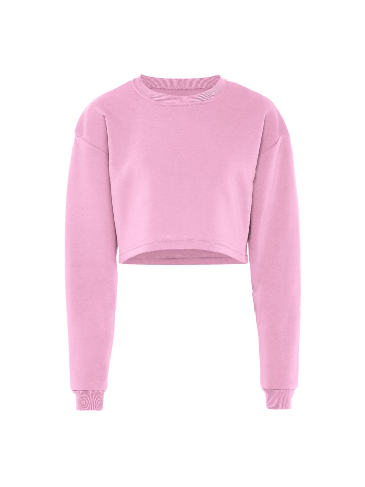Damen Sweatshirt in Süßes Rosa