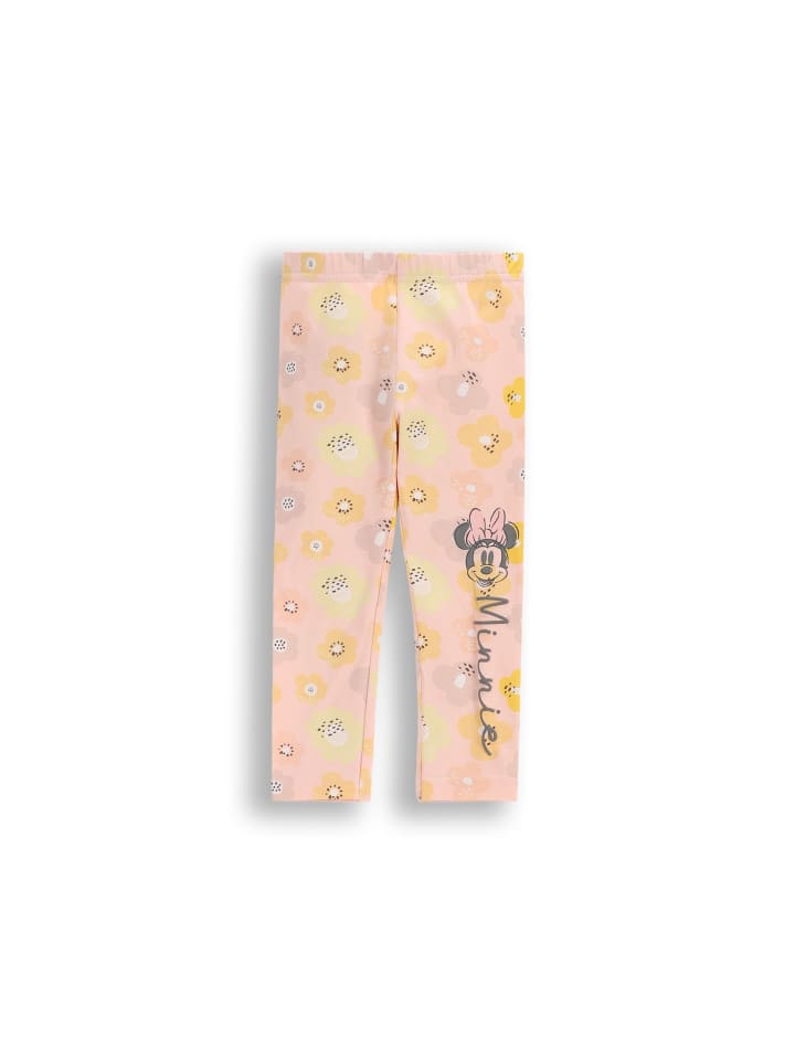 Leggings mit langem Hosenbein in rosa