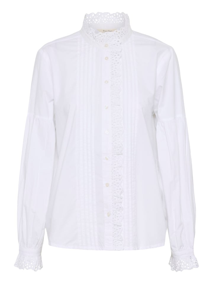 Langarm - Hemd AnastasjaPW Gerade Passform in Bright White