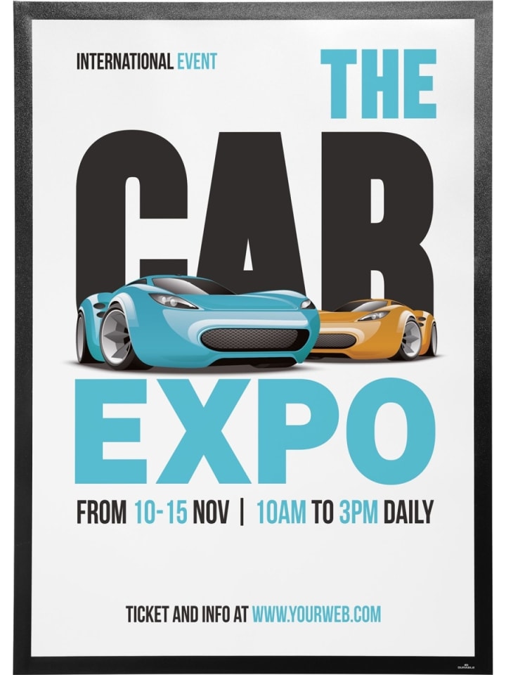 Info-Rahmen Duraframe Poster 70x100cm schwarz