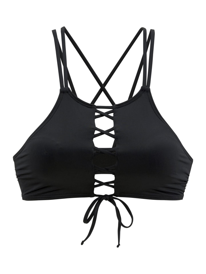 Bustier-Bikini-Top in schwarz
