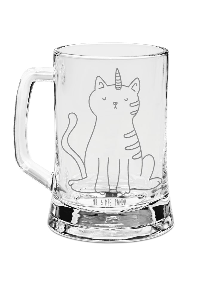 Seidel Einhorn Katze ohne Spruch in Transparent