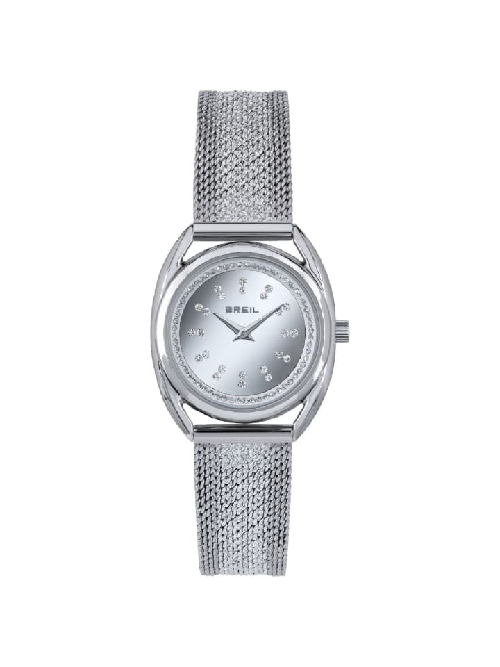 Analoguhr petit charme silber