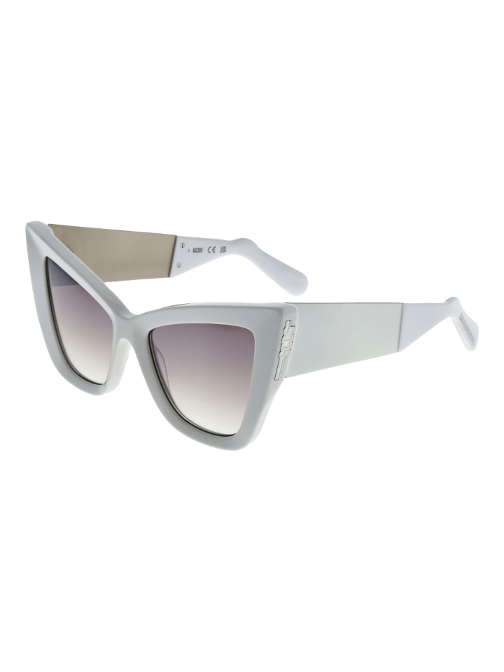 Frauen Sonnenbrille Katzenauge Weiß
