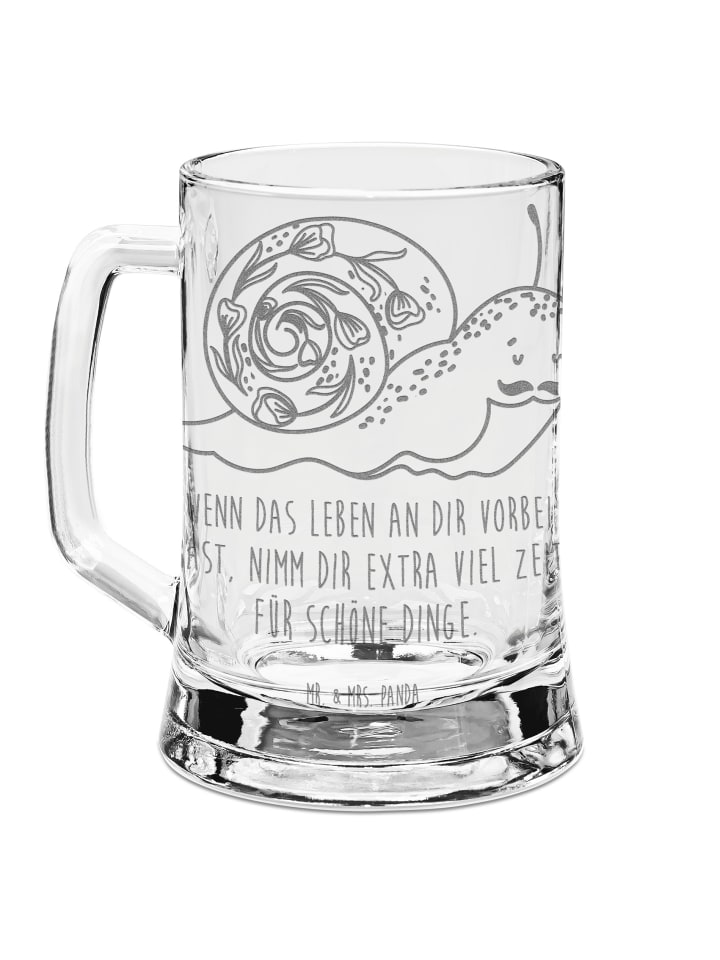 Krug Schnecke Sir mit Spruch in Transparent