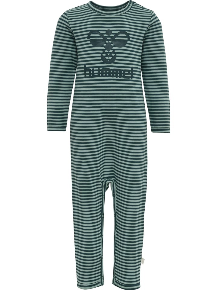 Druckknopf Strampler Hmlmulle Lebensstil Jungen in DEEP TEAL