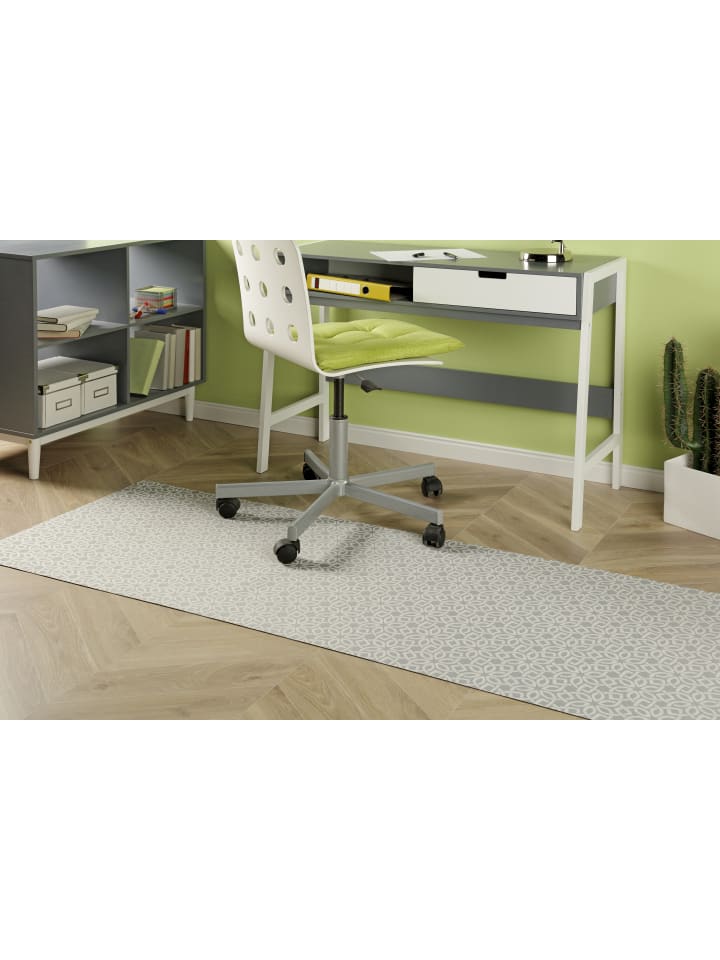 1 Mira Jacqu.Teppich Blume Allover 138/220 cm in mehrfarbig