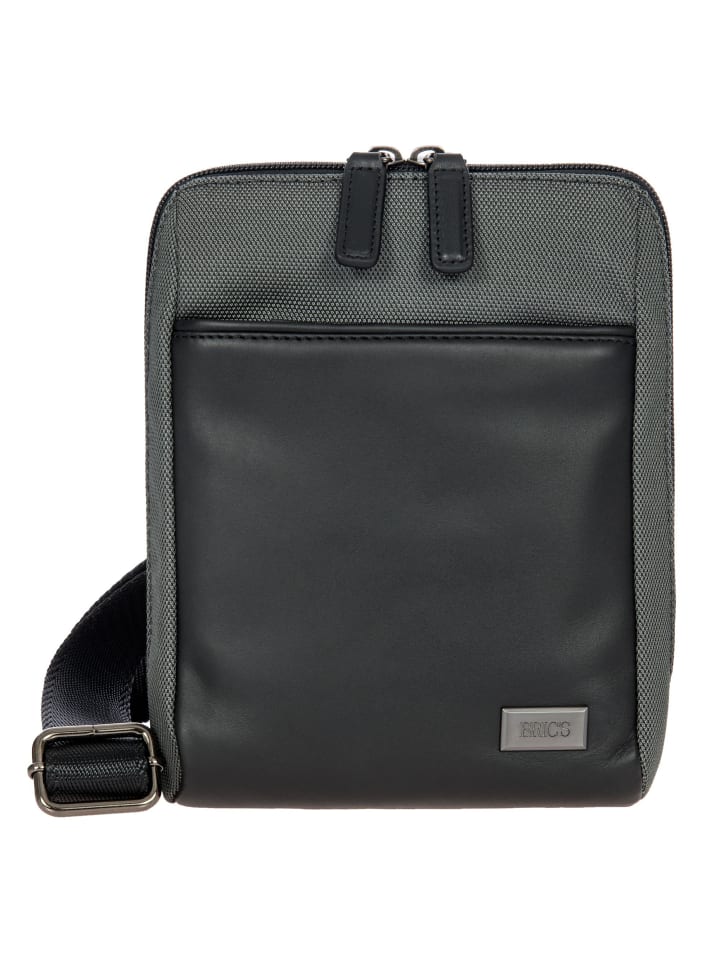 Monza Umhängetasche 16 cm grey-black