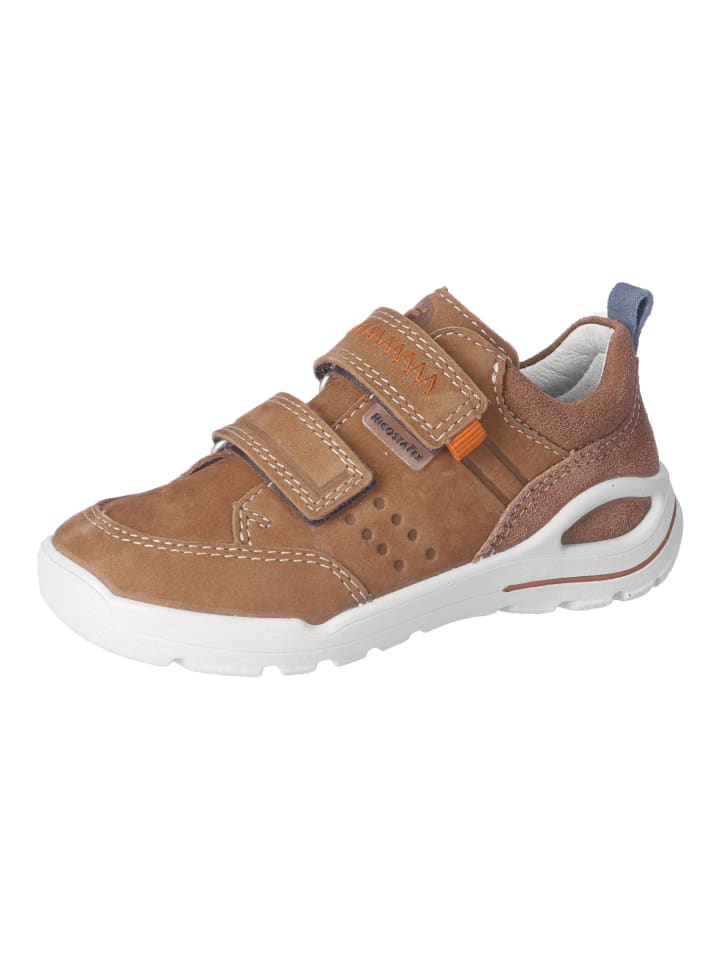 Kindergarten Klett Halbschuh/Sneaker in braun