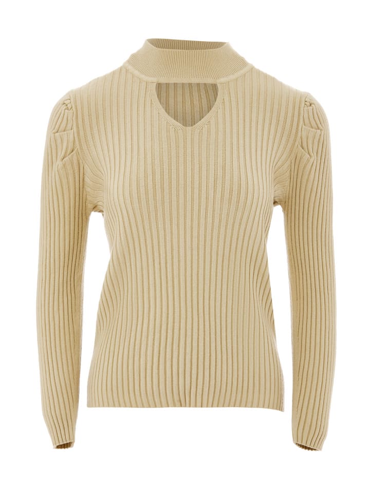 Damen Strickpullover in Beige