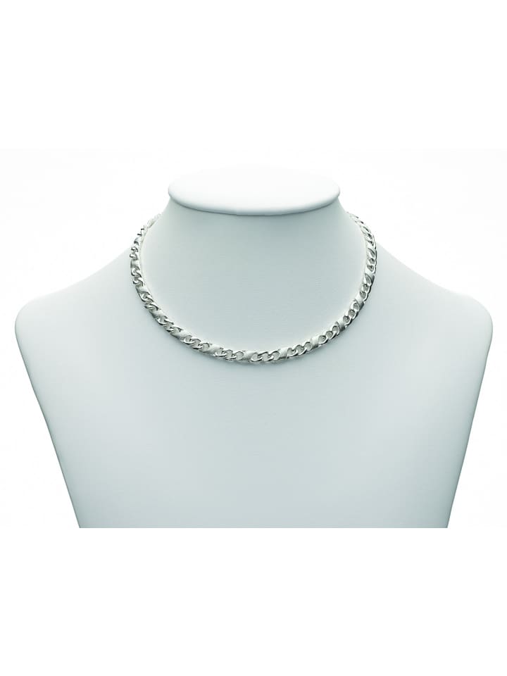 925 Silber Fantasie Halskette 50 cm Ø 5 mm in silber