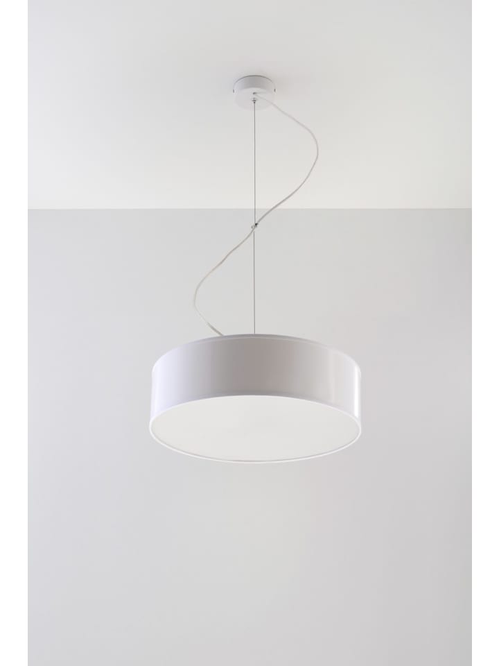 Pendelleuchte Ø 35 x (T)80 cm in Weiß