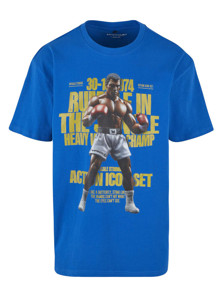 T-Shirt in cobalt blue