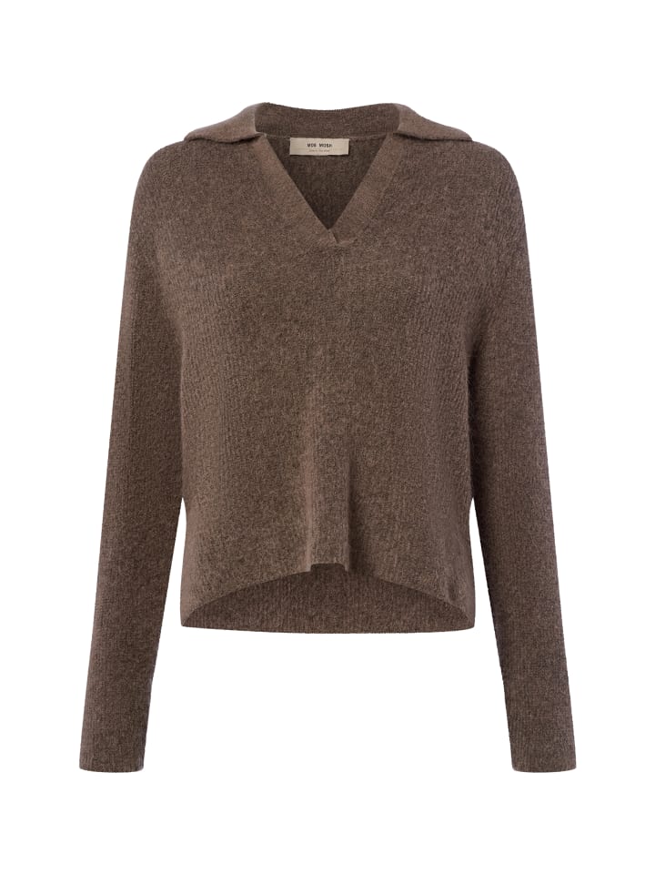 Pullover MMThora Aidy in taupe - 0001