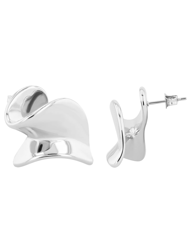 Damen Ohrringe – Ohrstecker aus Edelstahl in silber