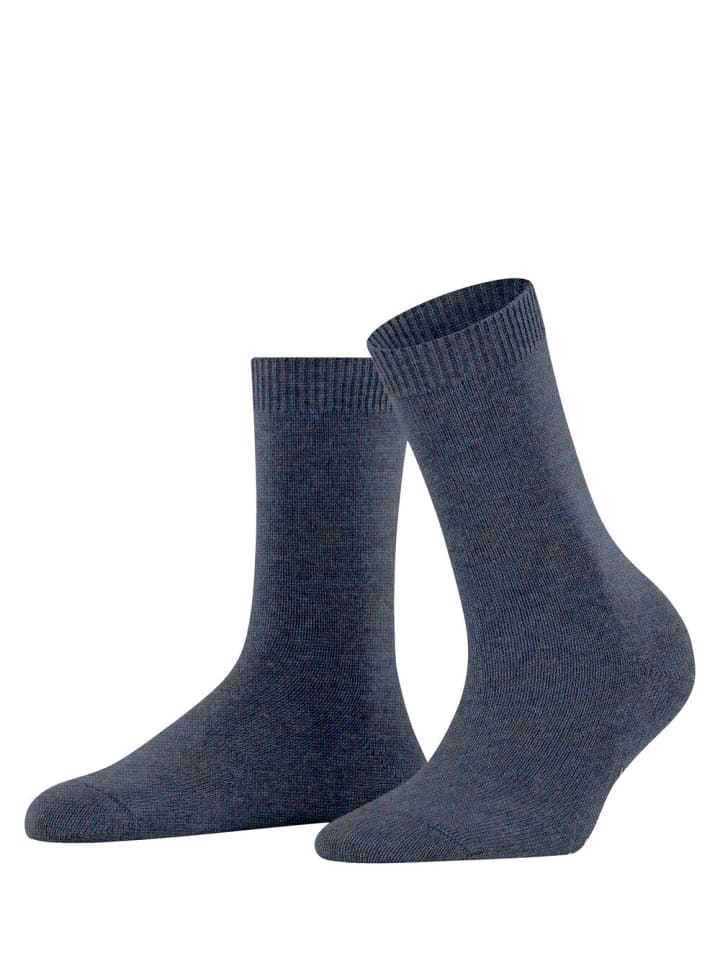 Cosy Wool Socke in Dark blue