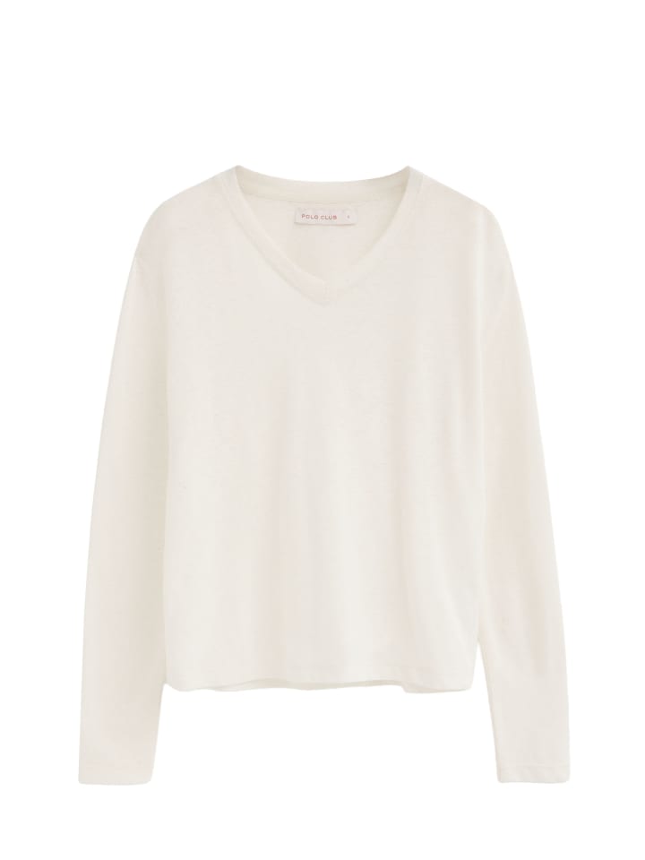 Langarmshirt GIVERNY in Ecru