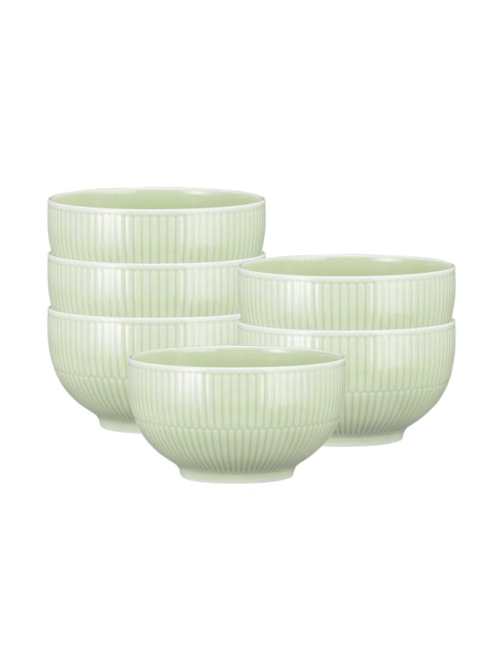 6er Set Müslischalen Amina in Seladon ø 15 cm