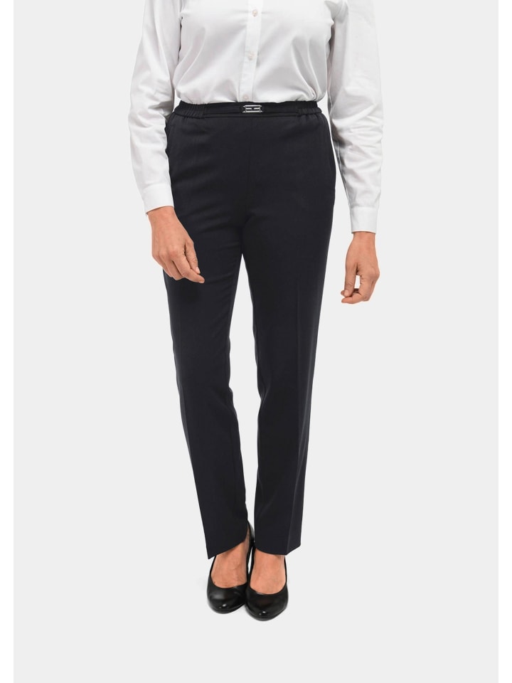 Professlanhose mit Zierteil in schwarz