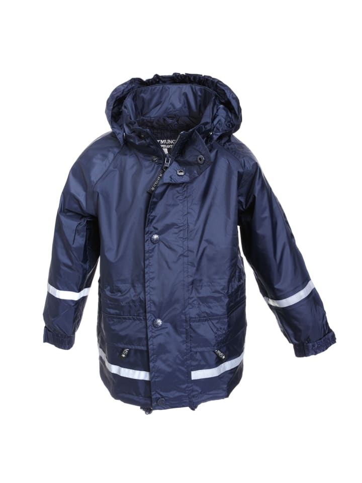 Regenjacke für Jungen atmugnsaktiv in blau