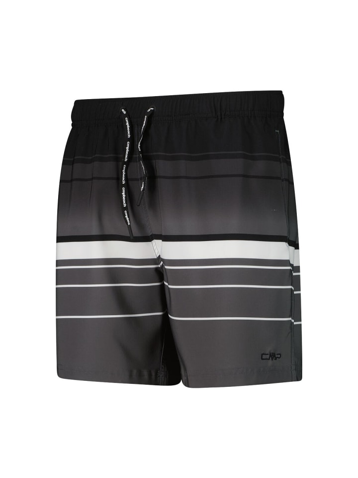 Badeshorts in nero-graffite-bco