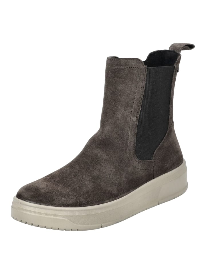 Stiefelette Grau