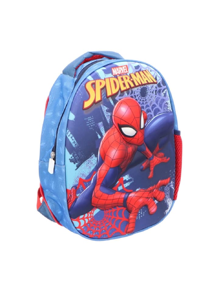 Spider-Man Schulrucksack Rucksack perfekte Schulbegleiter junge in Blau