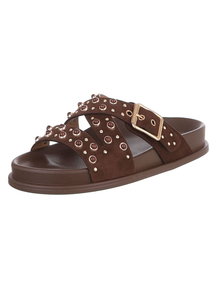 Sandale & Sandalette in Braun