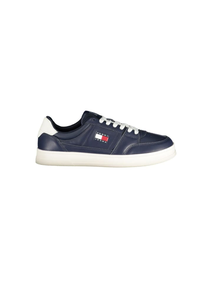 Blau Leder Herren Sneaker