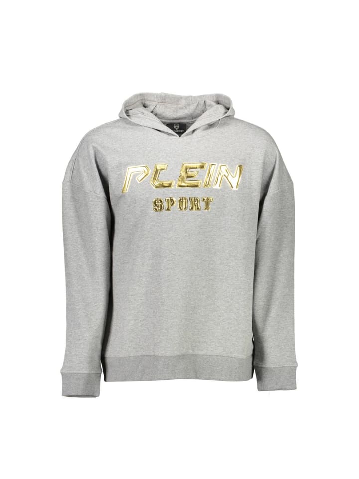 Grau Baumwolle Herren Sweatshirt