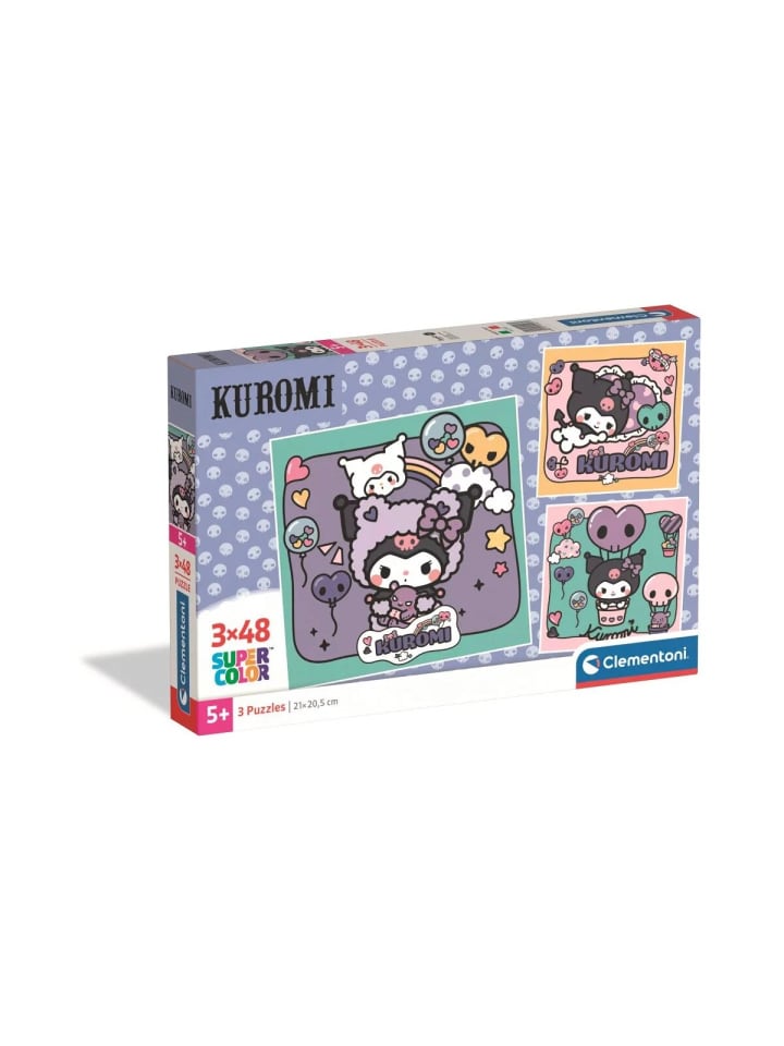 Kuromi 3x48 Stk Puzzle Clementoni