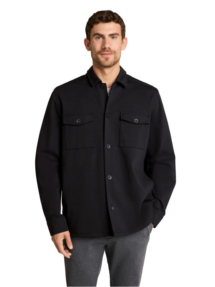 Hemdjacke SMART SWEAT OVERSHIRT in Schwarz