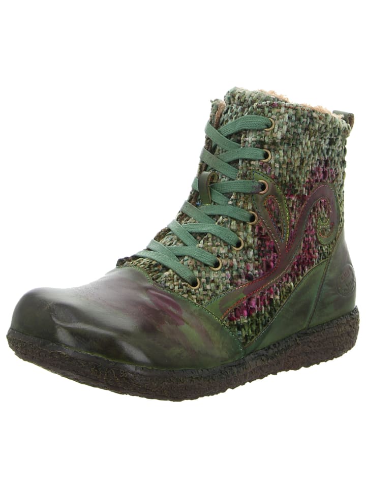 Stiefelette in grün