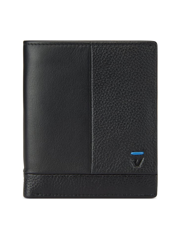 Trial DLX Geldbörse RFID Schutz Leder 9 cm nero