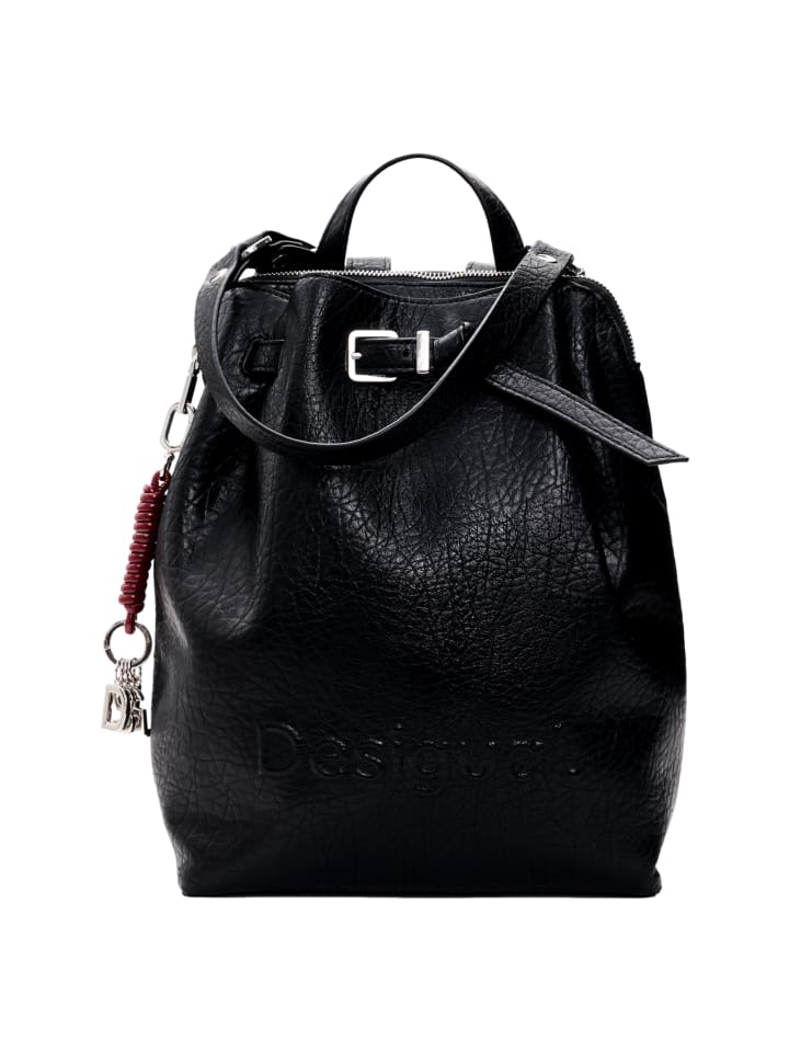Rucksack 'Half Logo Luena' in schwarz