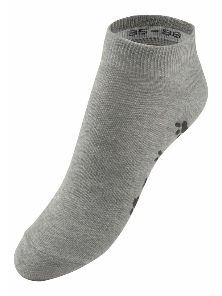 Sneakersocken in 2x Blautöne, 3x Grautöne