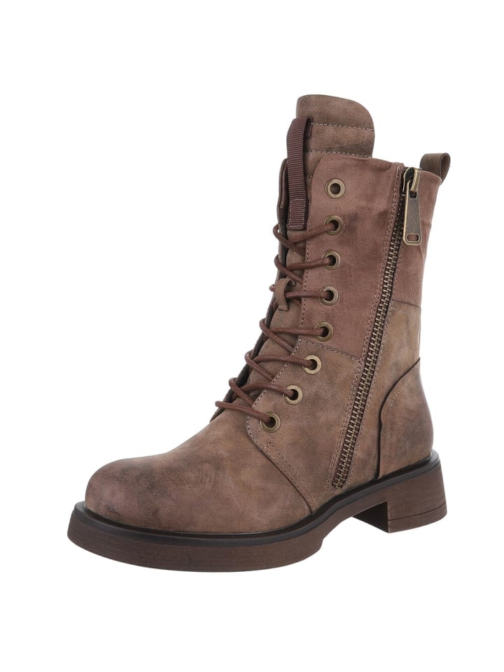 Stiefelette in Braun
