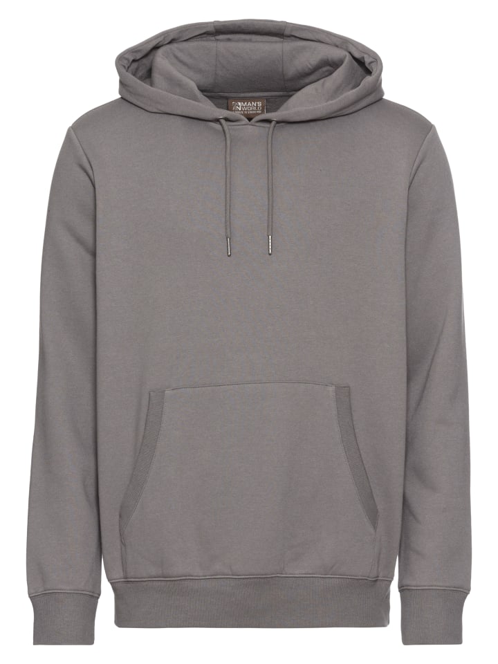 Kapuzensweatshirt in grau