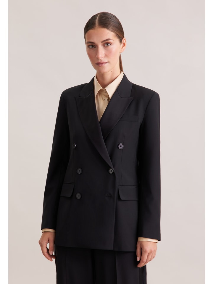 Blazer Regular in Schwarz